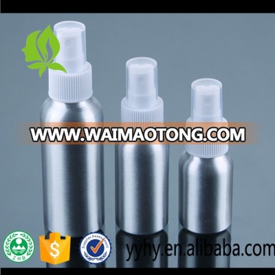 Hot sale!30ml 50ml 100ml aluminium sprayer cosmetic bottle