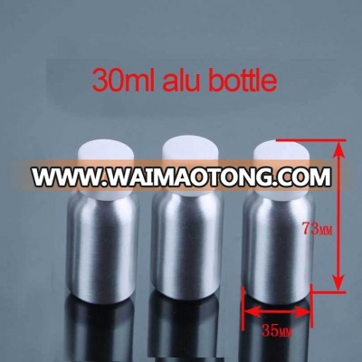 high quality 30ml cosmetic plastic screw cap aluminium bottle